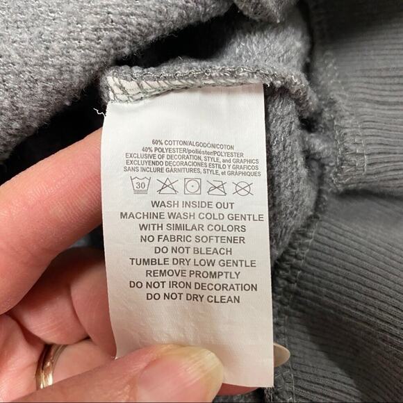 NFL Super Bowl Full Zip Hoodie Football Fan Sweatshirt Gray Women's S Small - Picture 7 of 7